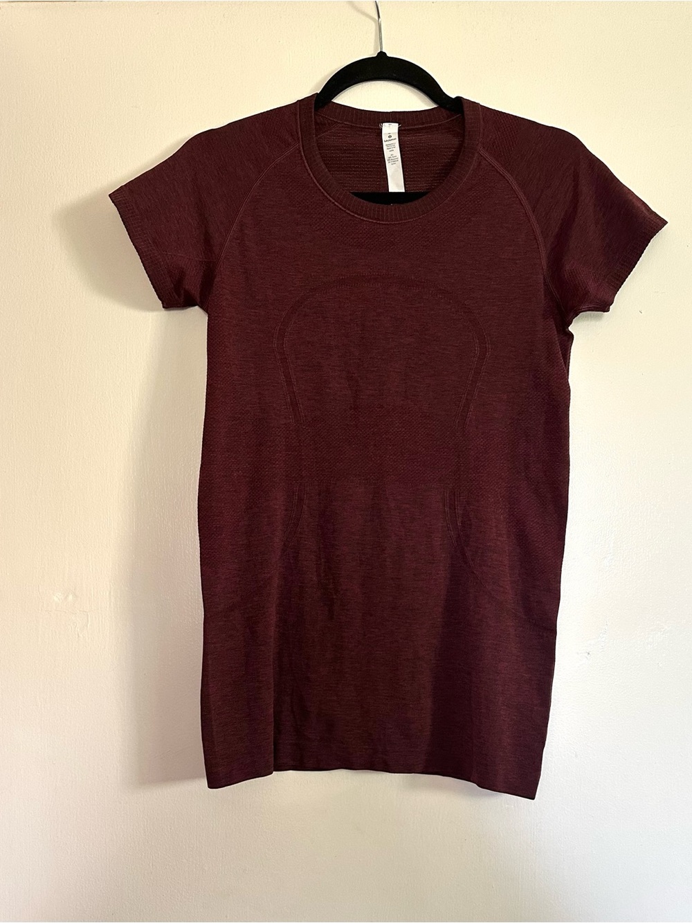 Lululemon Athletica Burgundy Short Sleeve Tee 8